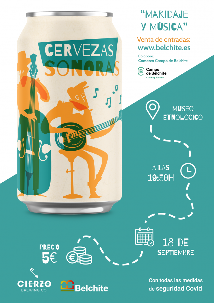 Cervezas sonoras, cartel evento Belchite