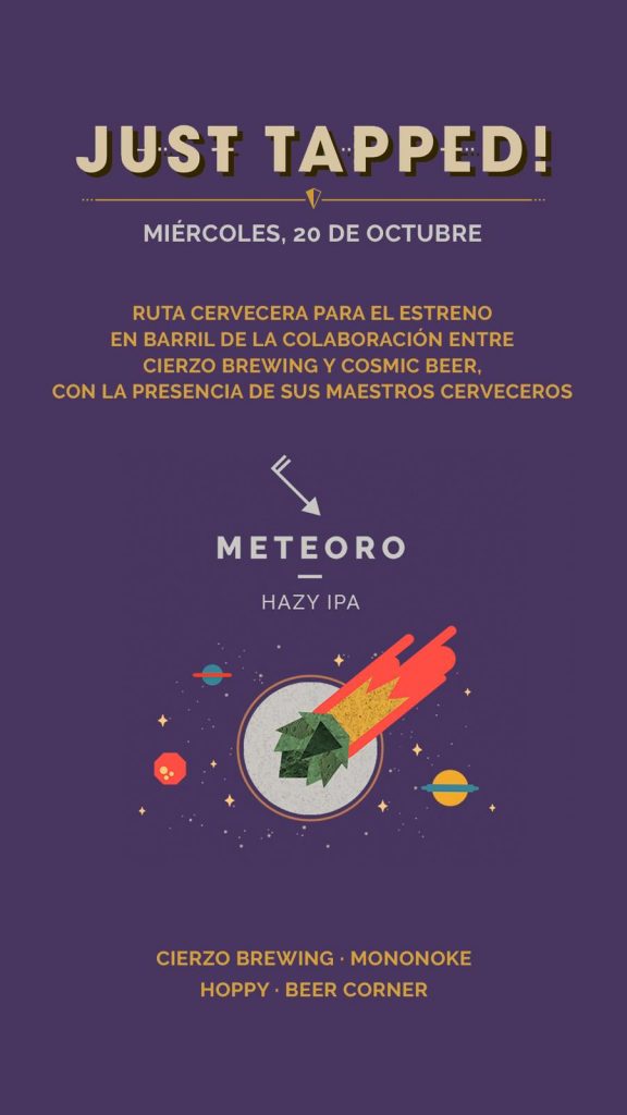 Presentación de Meteoro:  cartel