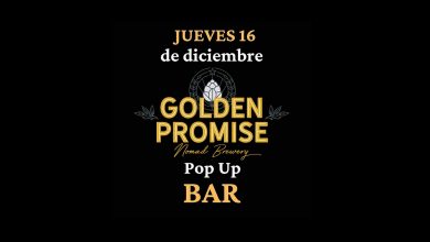 Cartel Pop Up bar Golden Promise