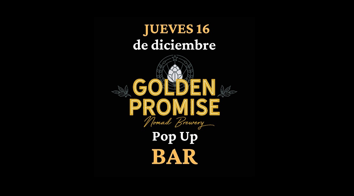 Cartel Pop Up bar Golden Promise