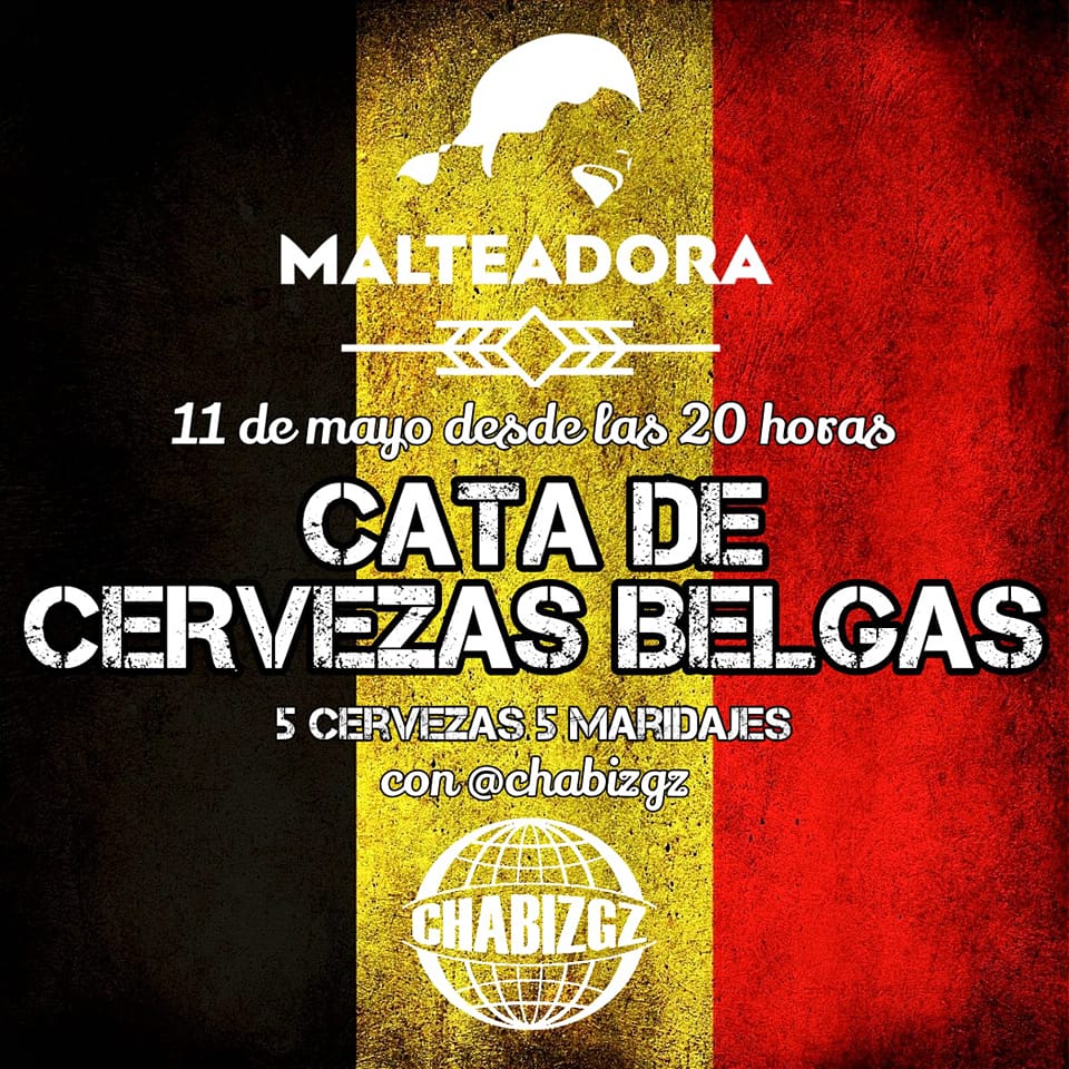 Cata de cervezas belgas con ChabiZgz en La Malteadora