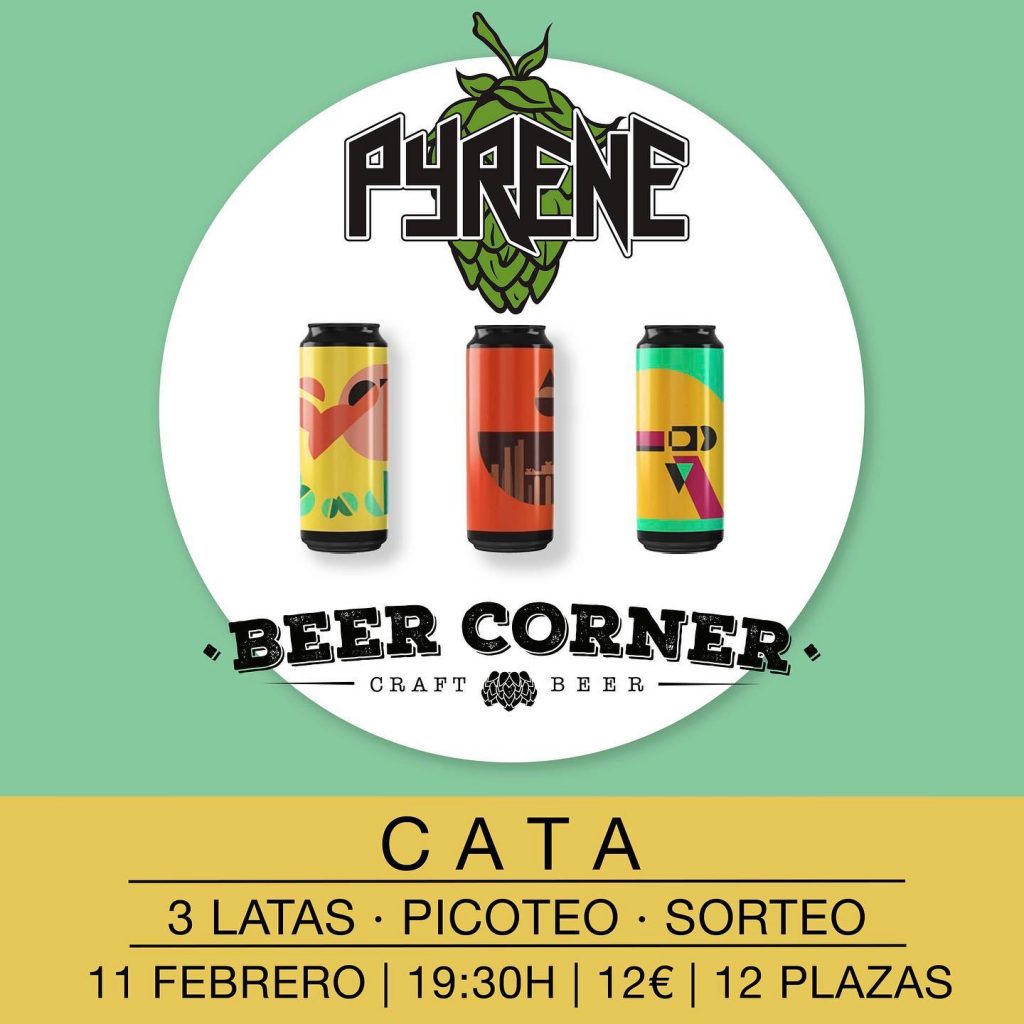 Cata con Pyrene Craft Beer en Beer Corner