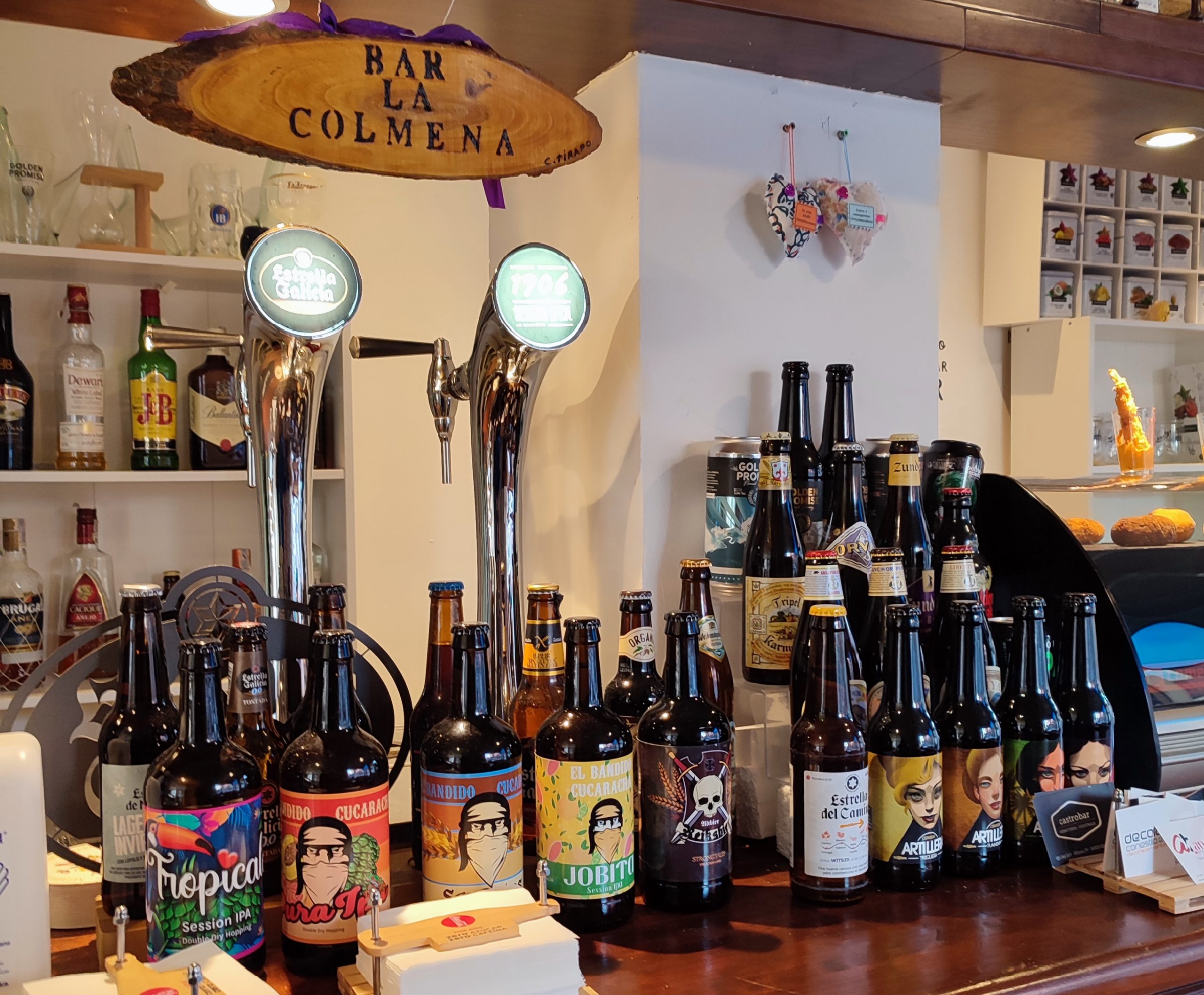 Cata de cervezas en el Bar La Colmena (Zaragoza)