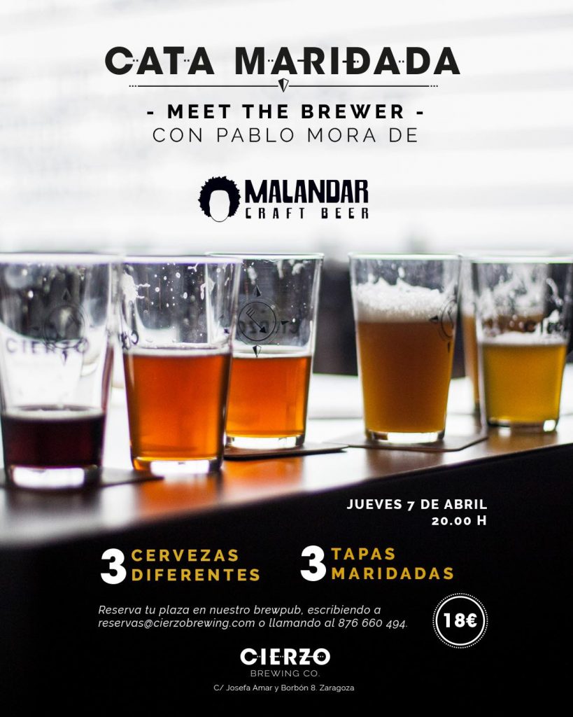 Meet the Brewer con Malandar en brewpub de Cierzo