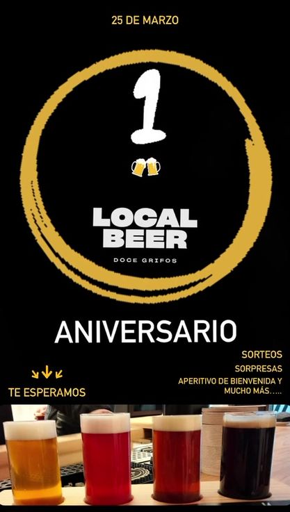 Local Beer: 1er aniversario