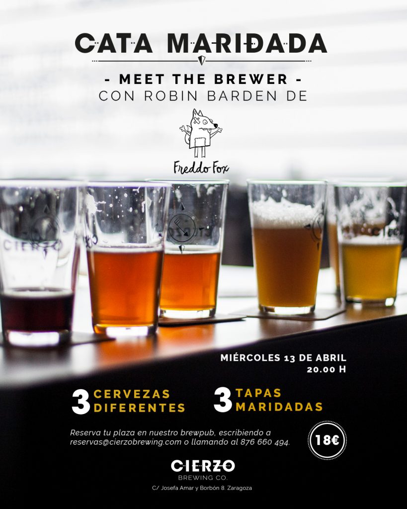 Meet the Brewer con Freddo Fox en brewpub Cierzo