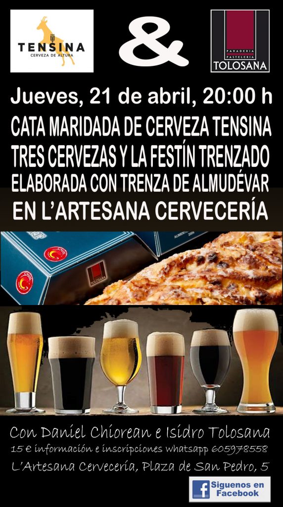 Meet the Brewer con Cervezas Tensina y Tolosana en L'Artesana
