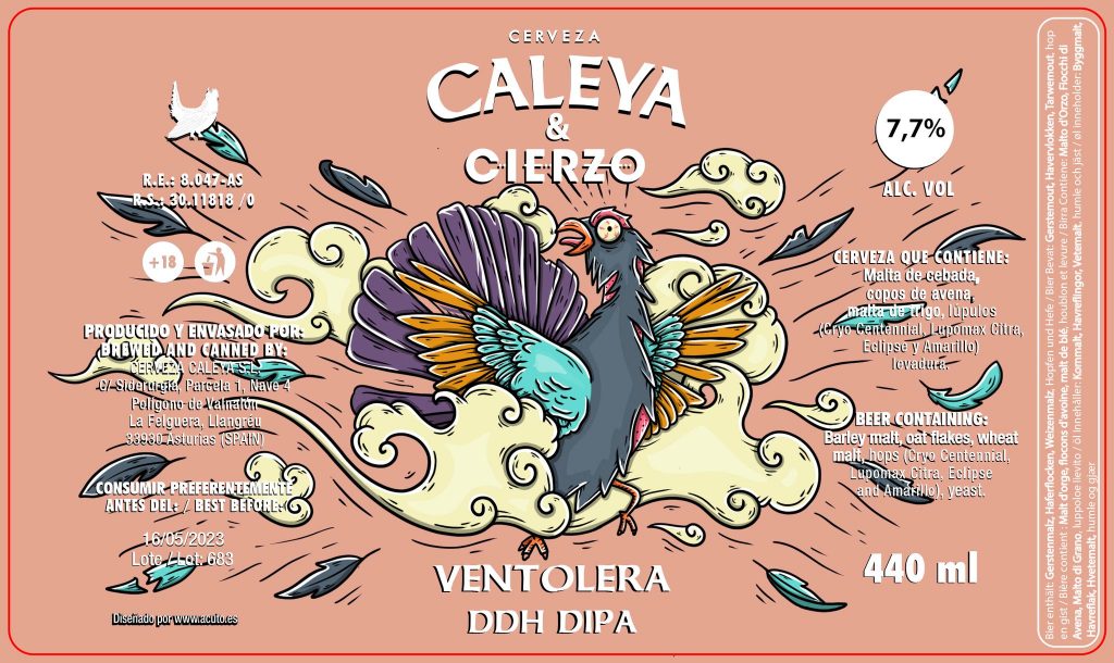 Ventolera, nueva Doble IPA de Caleya y Cierzo Brewing