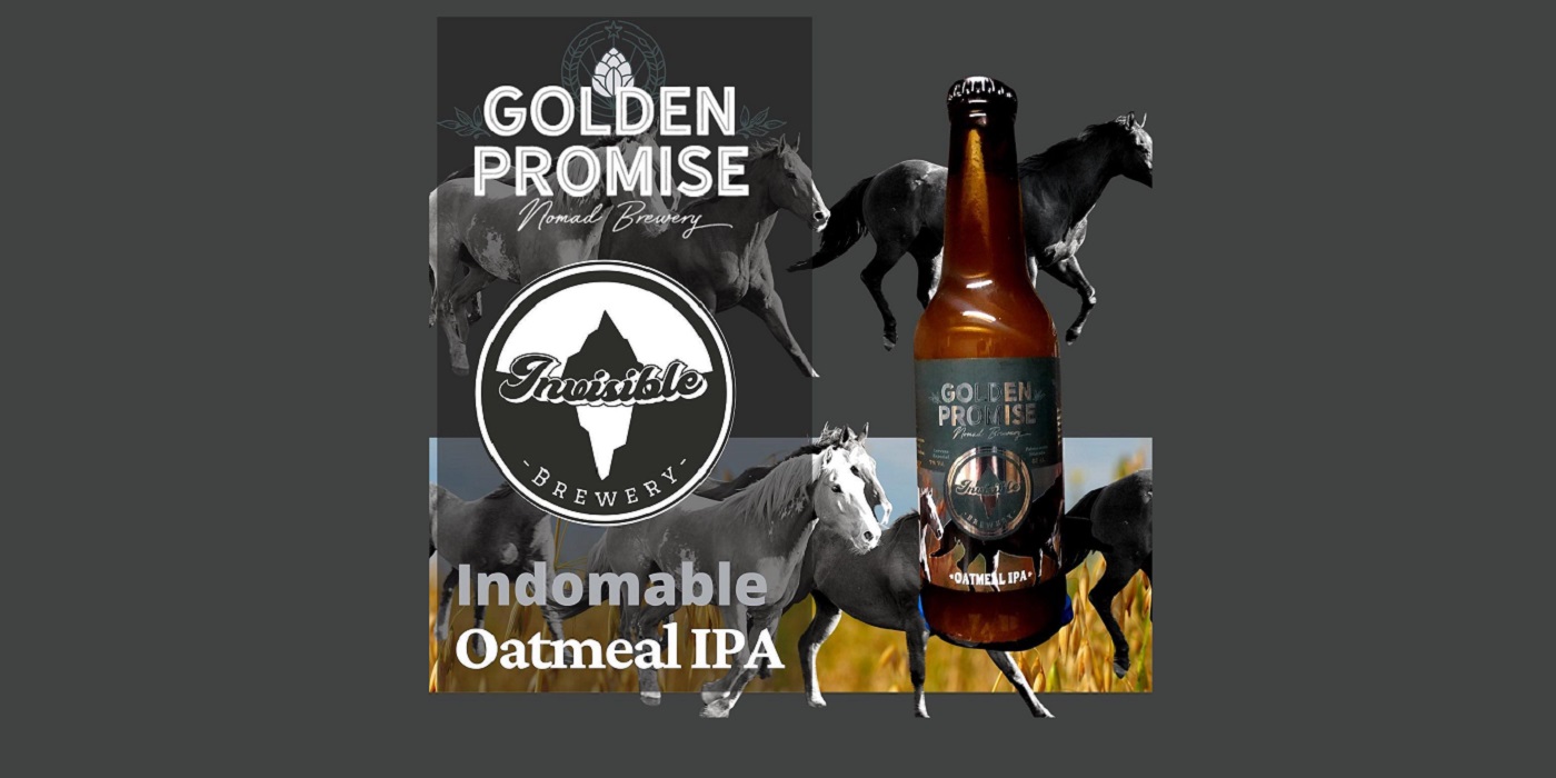 Indomable, nueva cerveza de Golden Promise y de Invisible Brewery 1 Golden Promise Invisible Oatmeal IPA montaje