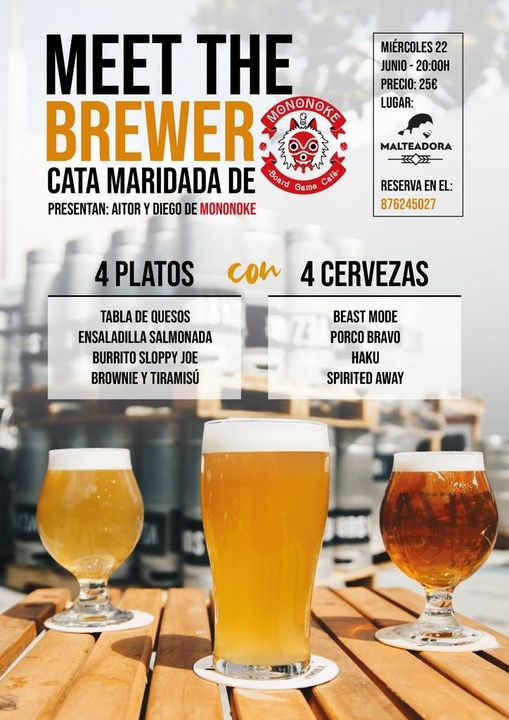 Meet the Brewer con Mononoke en La Malteadora
