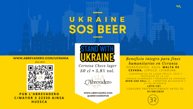 LAbrevadero Ucrania SOS Beer etiqueta