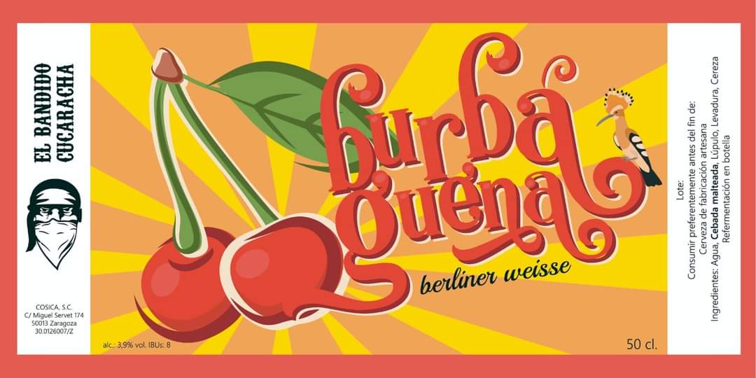 Burbáguena, nueva cerveza de Bandido Cucaracha 1 FB IMG 1660660078264