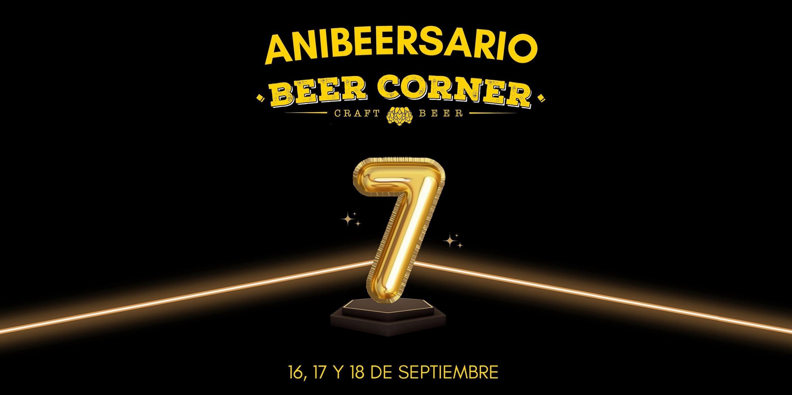 7º Anibeersario de Beer Corner 1 Beer Corner Cartel 7 Aniversario scaled
