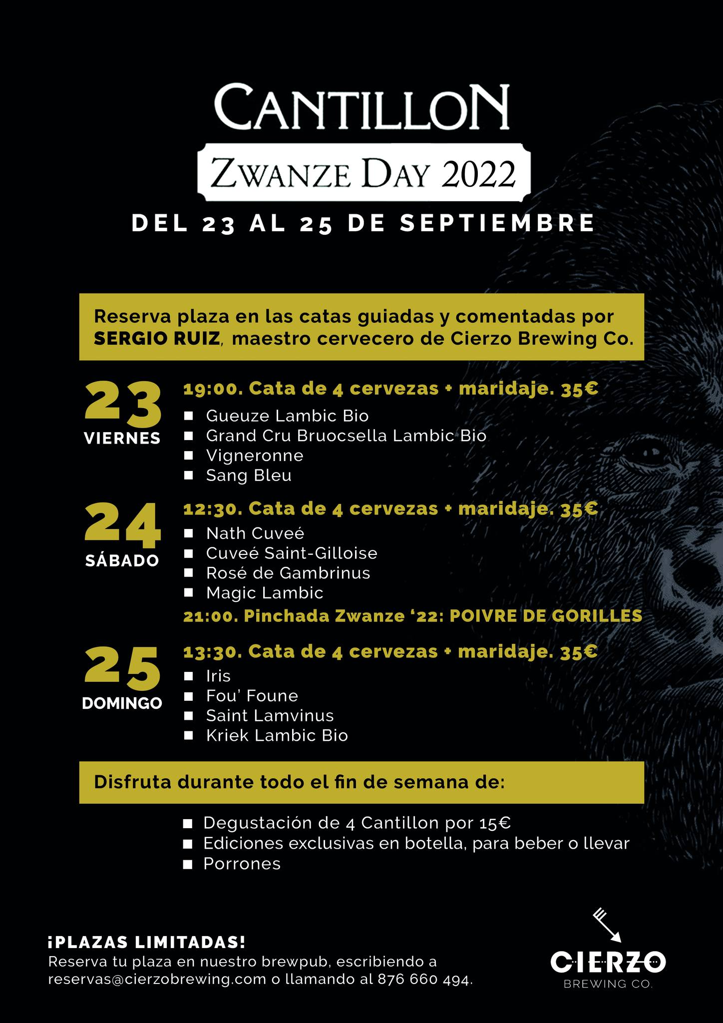 Zwanze Day 2022 en el brewpub de Cierzo Brewing