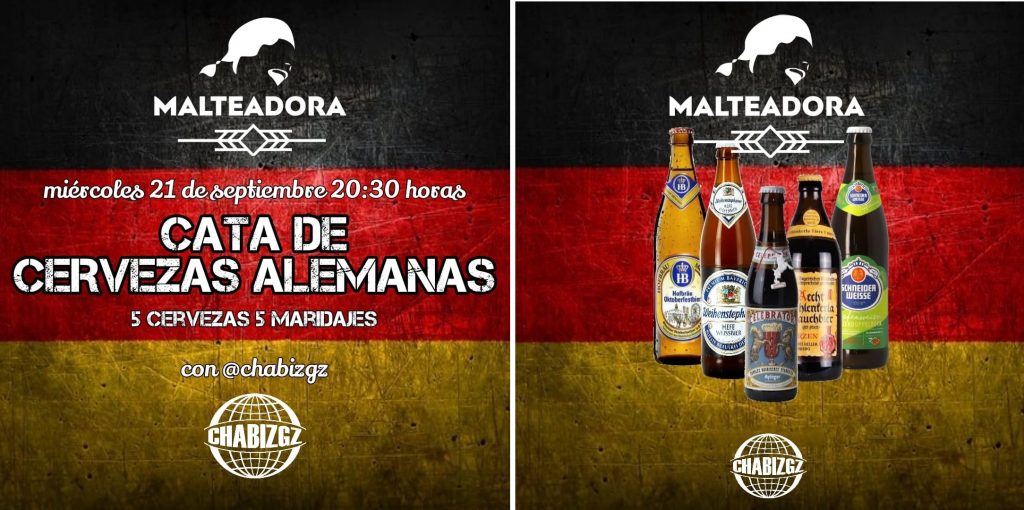 Cata maridada de cervezas alemanas en La Malteadora