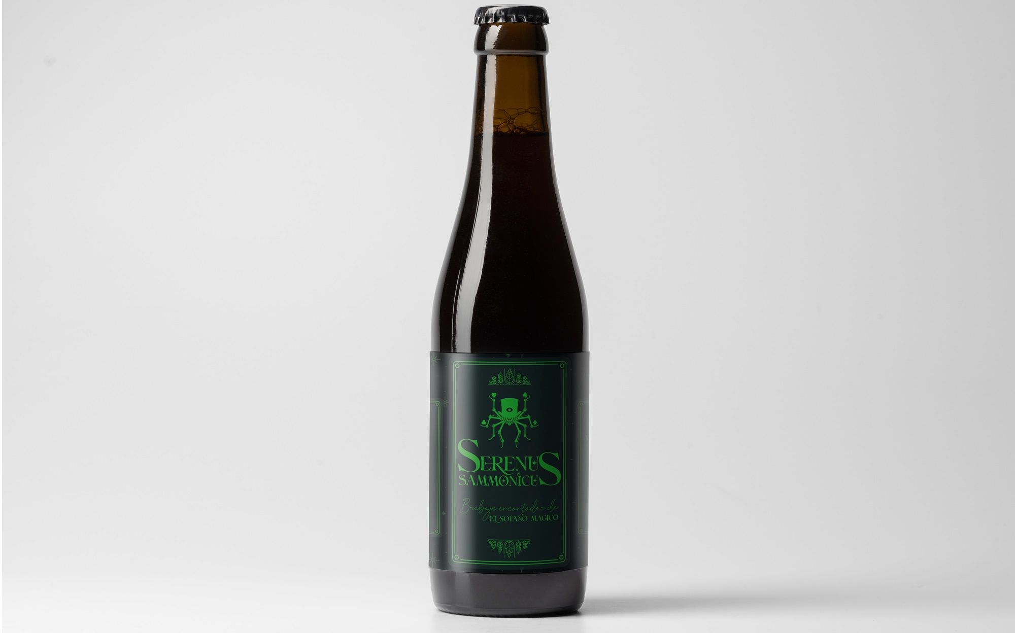 Serenus Sanmonicus, nueva cerveza de Ordio para el Sótano Mágico 1 Ordio Imagen portada botella Serenus Sanmonicus
