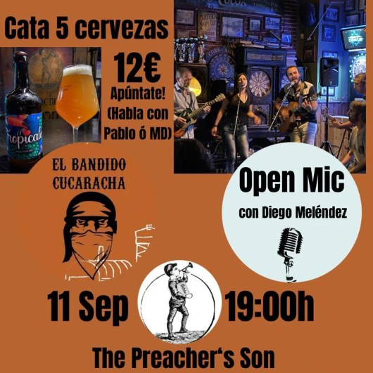 Preacher's Son: cata cervezas Bandido Cucaracha