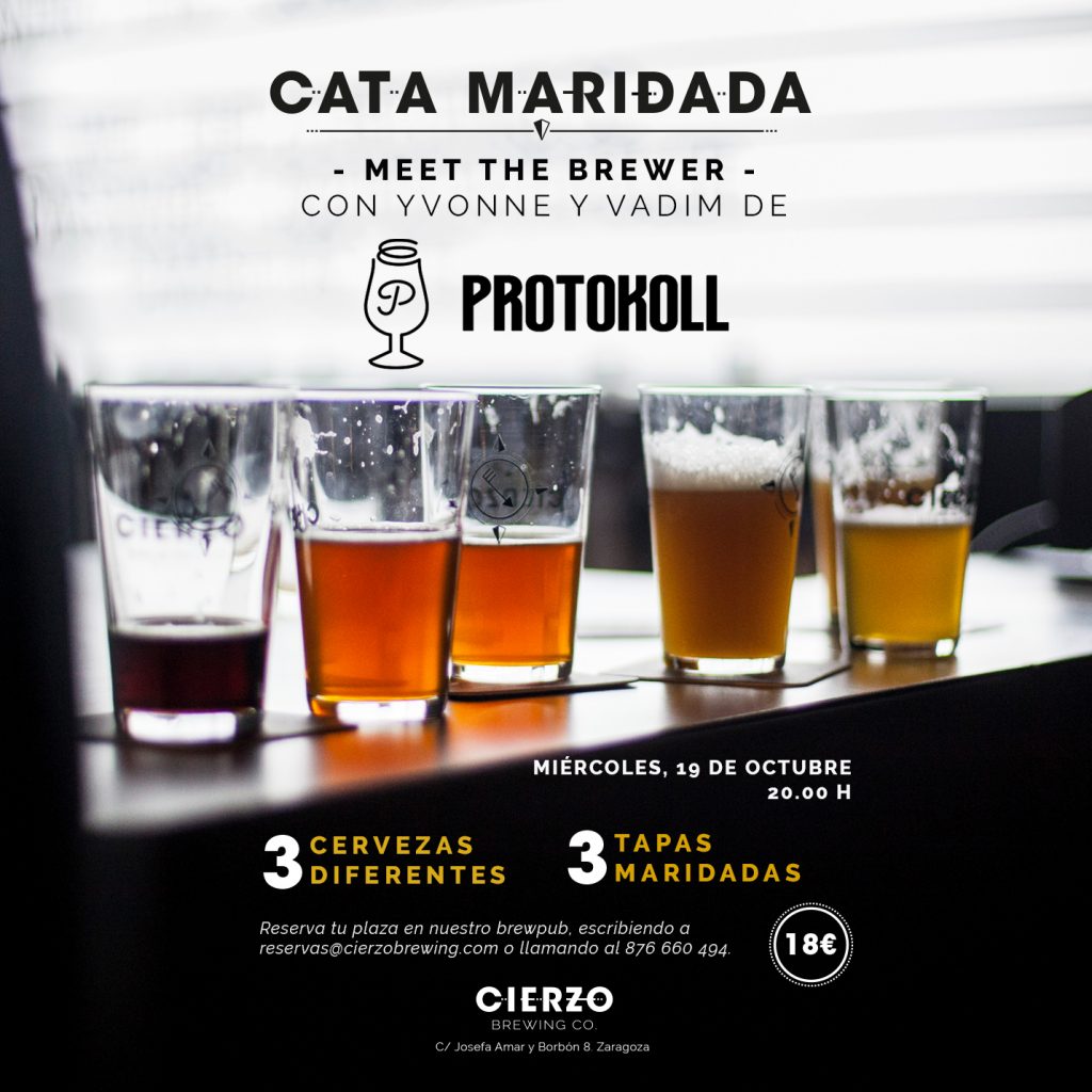 Meet the Brewer con Protokoll en brewpub Cierzo Brewing