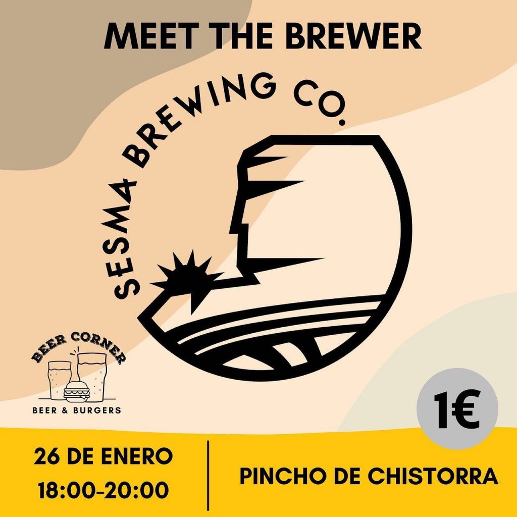 Meet the Brewer con Sesma Brewing en Beer Corner