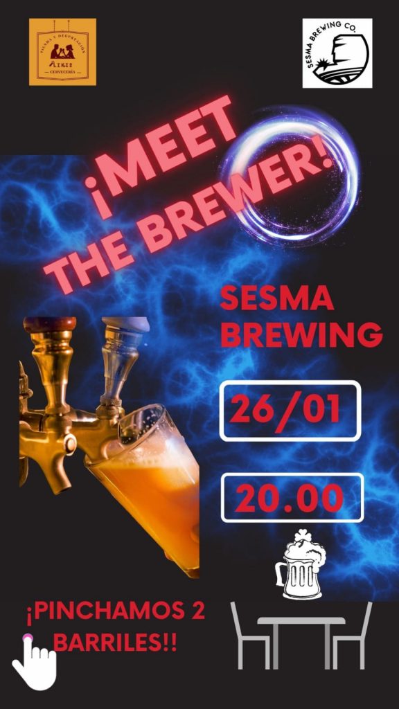 Meet the Brewer con Sesma Brewing en Líquidos Cervecería