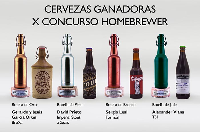 Cerveza Bruxa, Botella de Oro del X Concurso Homebrewer El Jardín del Lúpulo