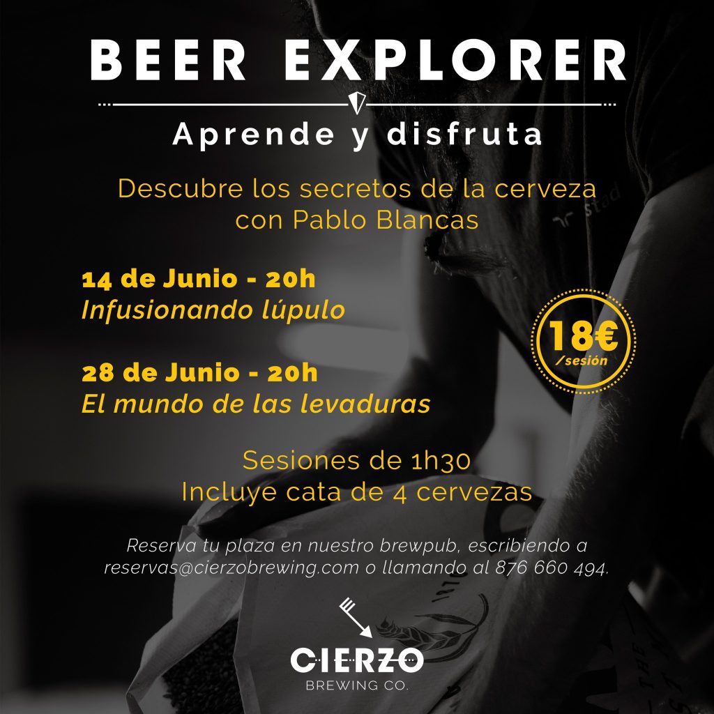 Beer Xplorer en el brewpub de Cierzo Brewing Co.