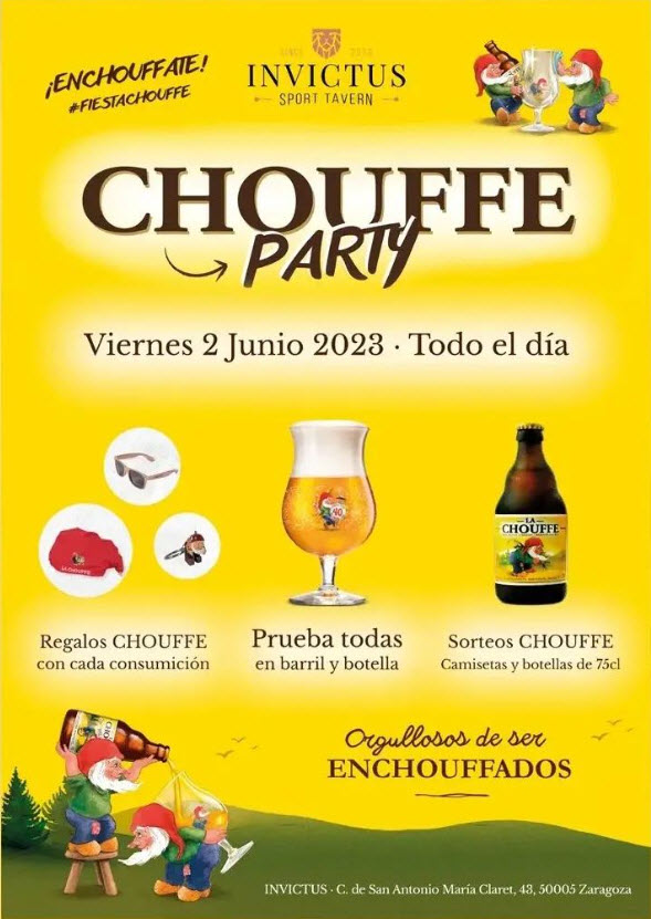 Chouffe Party en Invictus Sport Tavern