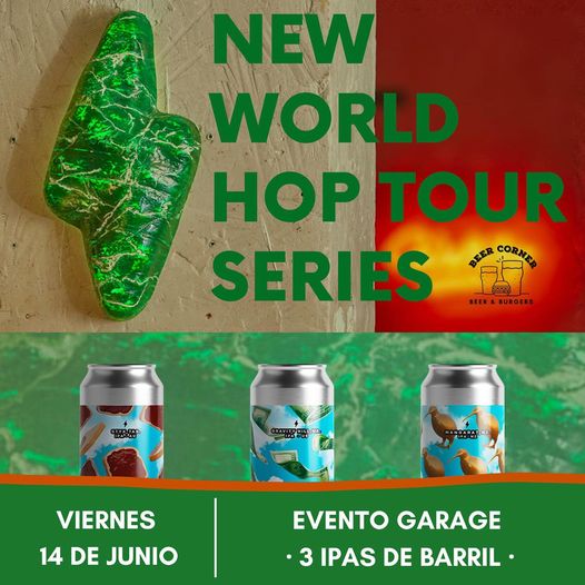 New World Hop Tour Series de Garage Beer en Beer Corner