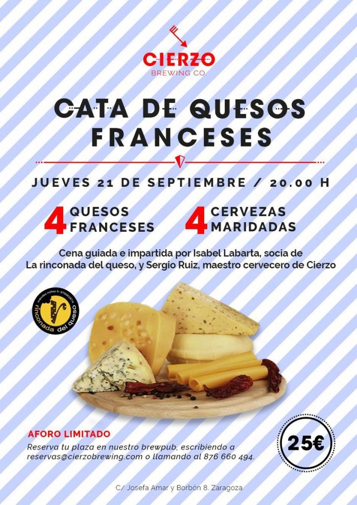 Cata de quesos franceses