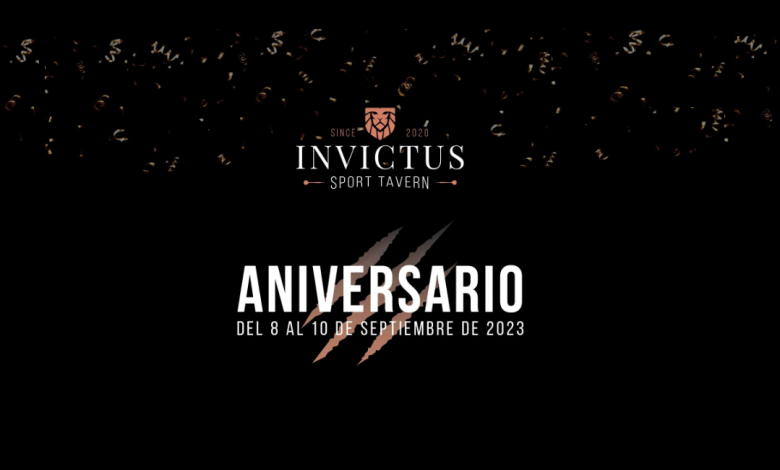 Invictus Sport Tavern Imagen portada aniversario