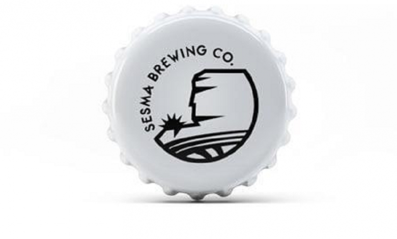 Logotipo chapa Sesma Brewing
