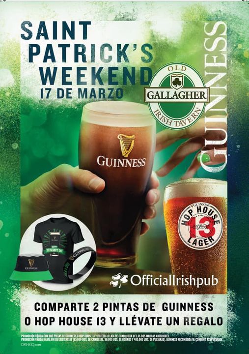 Celebra San Patricio en Gallagher Irish Tavern