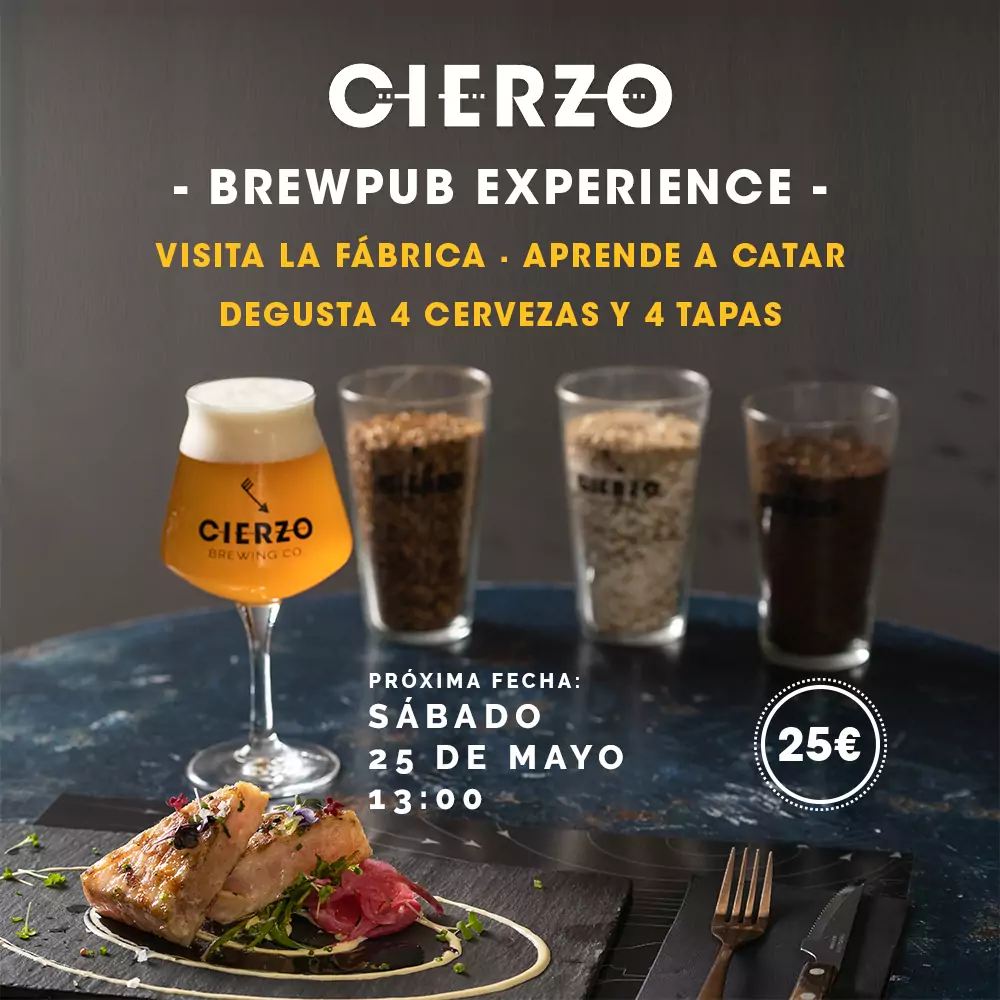 Visita guiada con degustación en el brewpub de Cierzo Brewing (Zaragoza) 2 Visita guiada con degustación en el brewpub de Cierzo Brewing