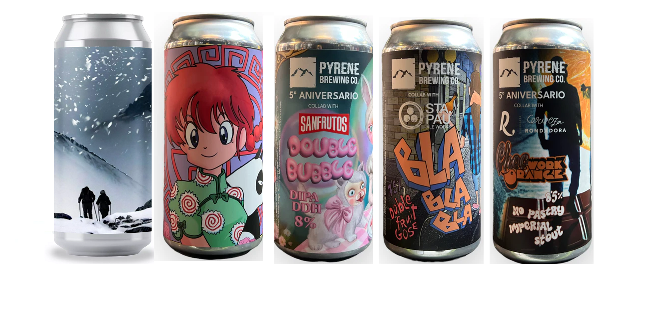 Colaboraciones del 5º Aniversario de Pyrene 1 Pyrene Brewing Imagen colaboraciones 5 Aniversario