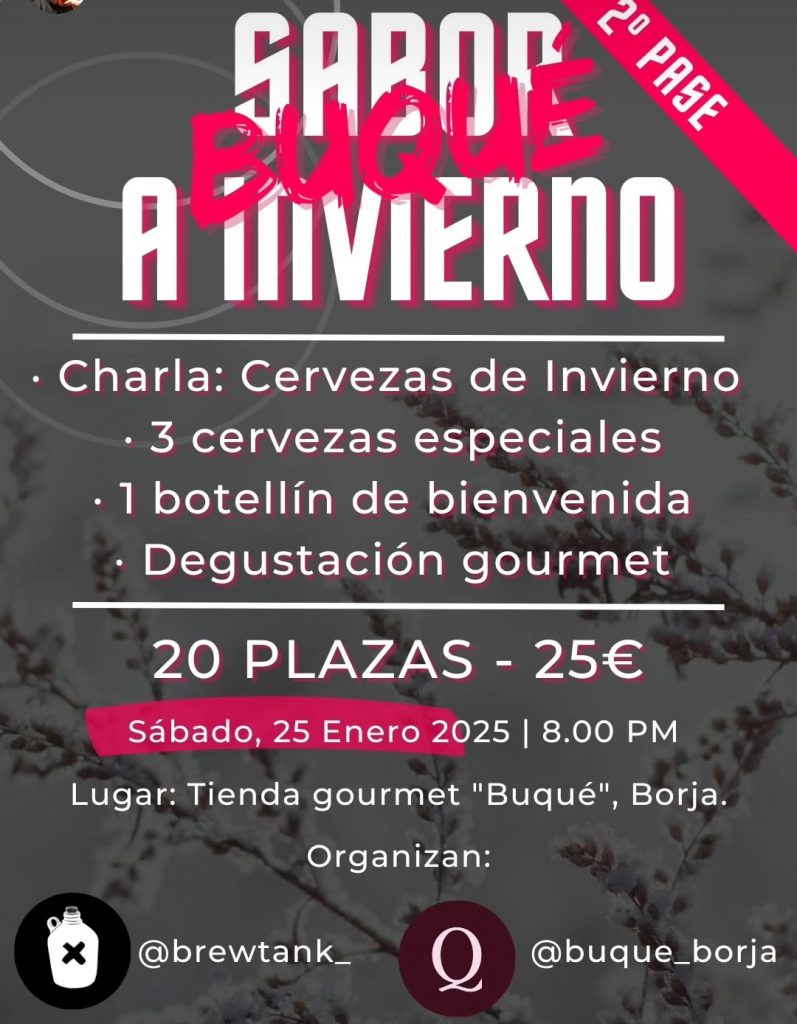 Sabor a Invierno: cata organizada por Brewtank