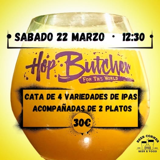 Cata de HopButcher en Beer Corner