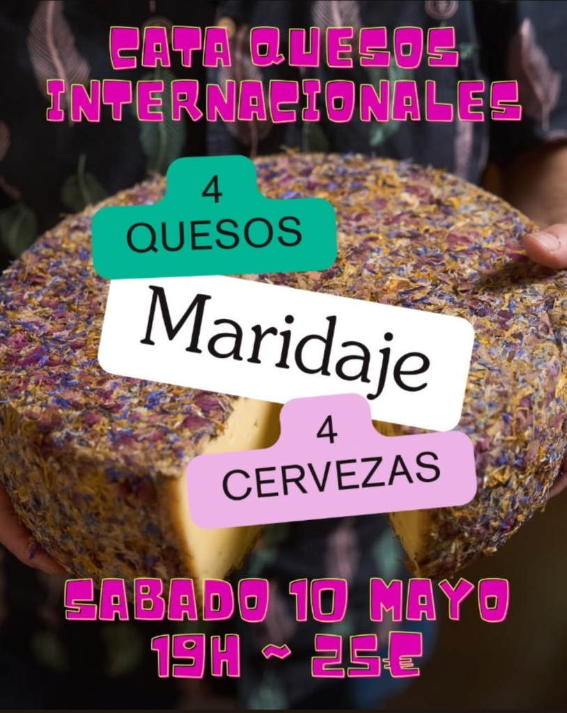 Cata de quesos internacionales en Homosibaris La Cebada