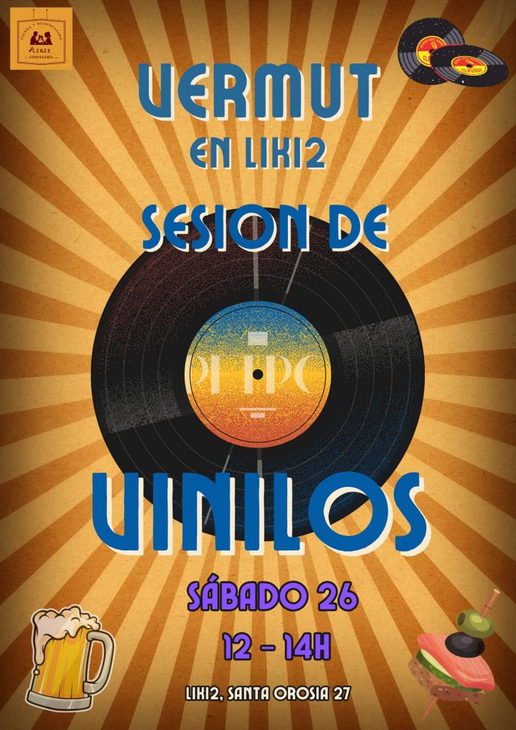 Sesión musical con vinilos en Líquidos
