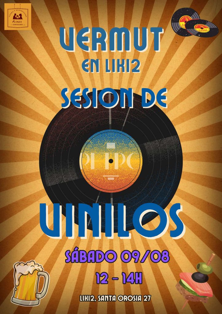 Sesión con Vinilos en Líquidos Cervecería (Zaragoza) 2 Sesión con Vinilos en Líquidos Cervecería el 8 de agosto de 2025