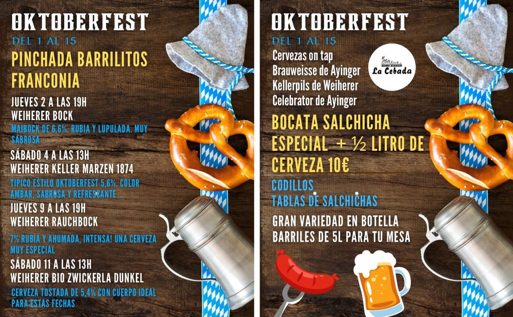 Oktoberfest 2025 en Homosibaris La Cebada