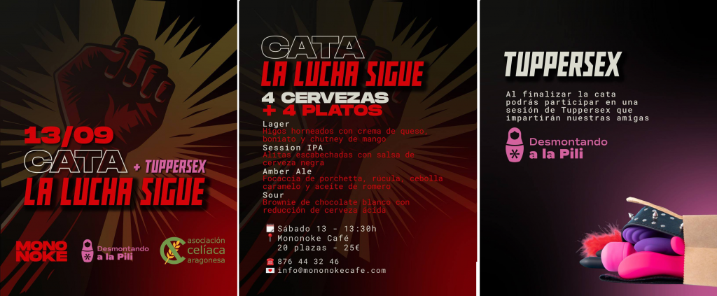 Cata maridada La Lucha Sigue en Mononoke Café (Zaragoza) 7 Cata La Lucha Sigue en Mononoke Café