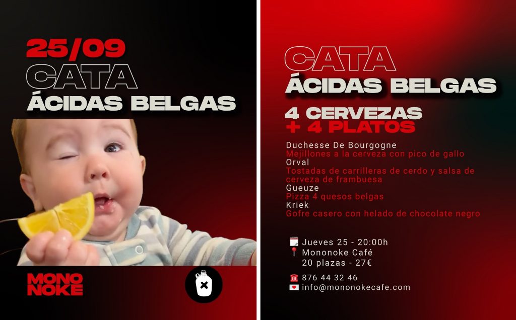 Cata maridada de cervezas ácidas con Brewtank en Mononoke (Zaragoza) 2 Cata maridada de cervezas ácidas con Brewtank en Mononoke