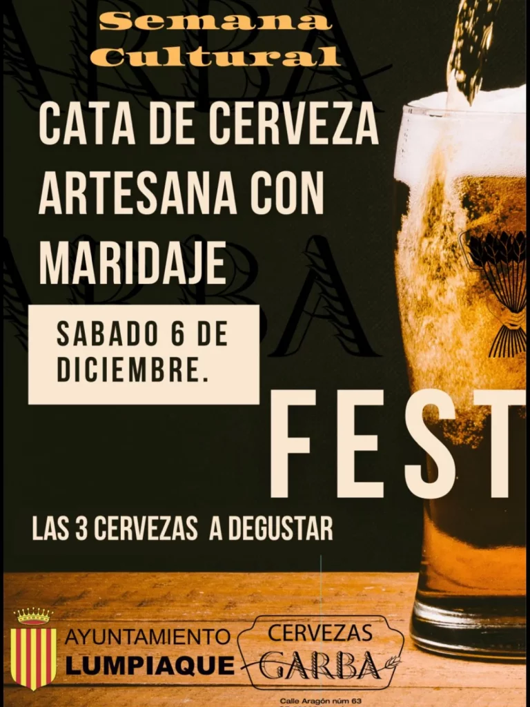 Cata maridada con Cervezas Garba en Lumpiaque (Zaragoza) 3 Cata maridada de Cervezas Garba en Lumpiaque