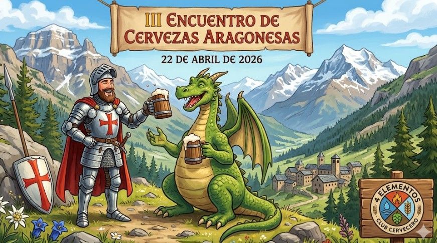 4 Elementos club cervecero III encuentro cerveceros aragoneses