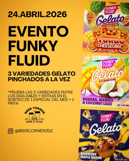 Evento Funky Fluid en Beer Corner