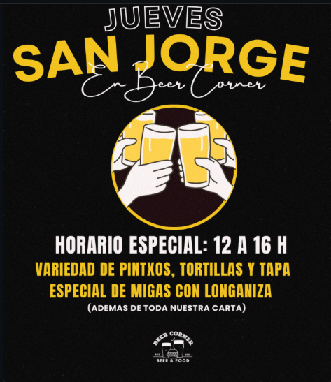 San Jorge 2026 en Beer Corner