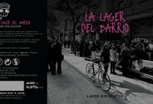 Birrosta Etiqueta Lager del Barrio