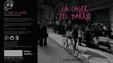 Birrosta Etiqueta Lager del Barrio