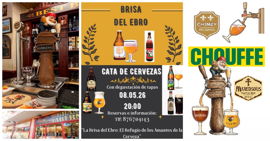 Cata de cervezas con Bierricas & Drinks en La Brisa del Ebro