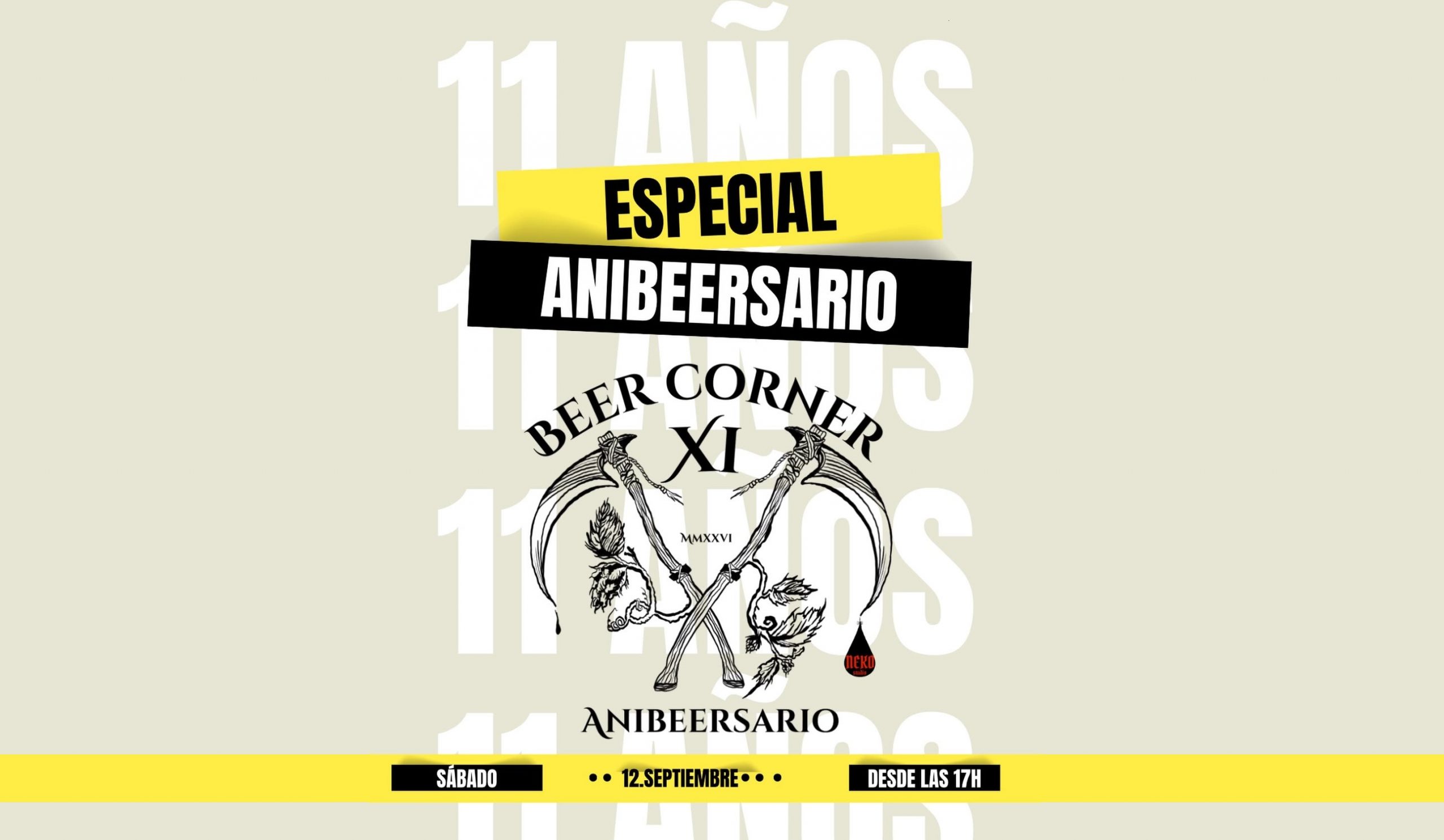 Beer Corner Cartel 11 Aniversario scaled
